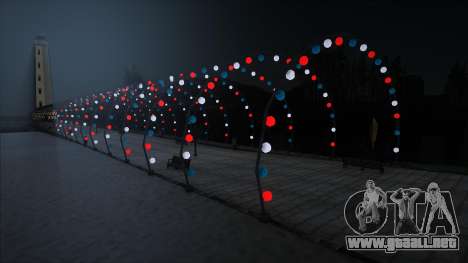 Luces de neón del muelle de Los Santos (coloread para GTA San Andreas