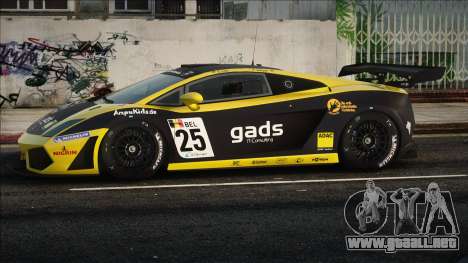 2010 Lamborghini Gallardo LP560-4 GT3 Reiter para GTA San Andreas