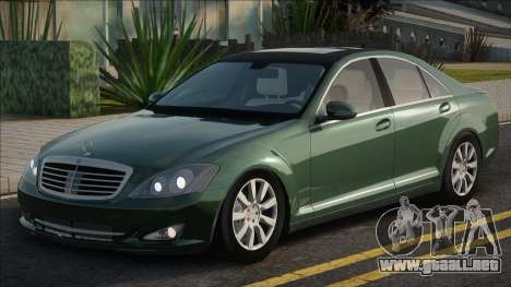 Mercedes-Benz S500 w221 Green para GTA San Andreas