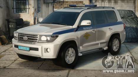 Toyota Land Cruiser 200 DPS Policía para GTA San Andreas