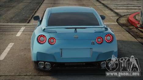 Nissan GT-R R-35 BLUE para GTA San Andreas