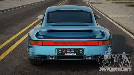 Porsche 959 1987 Blue para GTA San Andreas