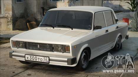 VAZ 2105 Blanco y Culata para GTA San Andreas