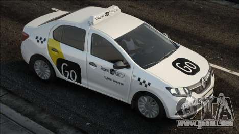 Renault Logan 2015 (Yandex Taxi) para GTA San Andreas