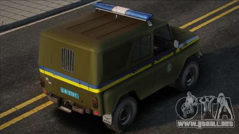 UAZ-31514 Servicio de Patrulla de Policía de Ucr para GTA San Andreas