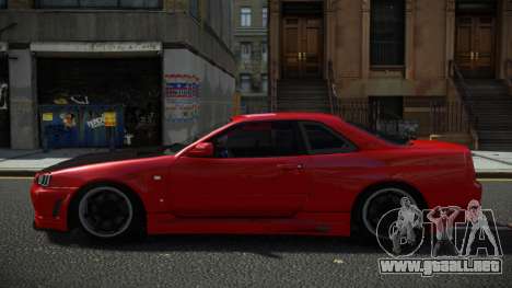 Nissan Skyline R34 Lanuga para GTA 4