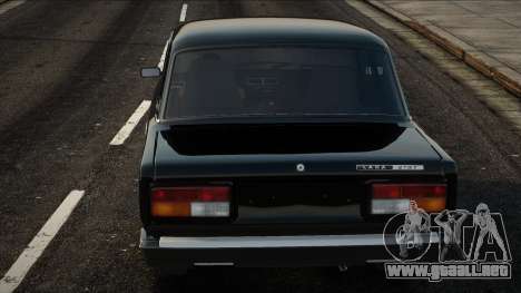 VAZ 2107 Negro en stock clásico para GTA San Andreas