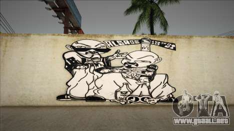 Barrio 18 Street Gang East Los Santos Graffiti para GTA San Andreas