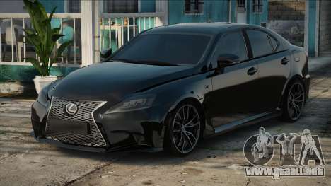 Lexus IS-F Blak para GTA San Andreas