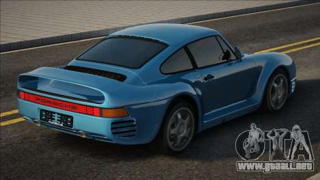 Porsche 959 1987 Blue para GTA San Andreas