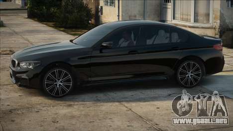 BMW G30 M550D Black para GTA San Andreas