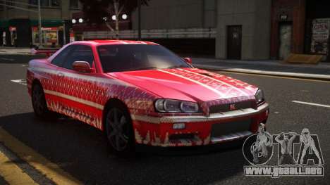 Nissan Skyline R34 Heroshi S1 para GTA 4