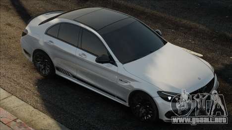 Mercedes-Benz C63 W205 - White para GTA San Andreas