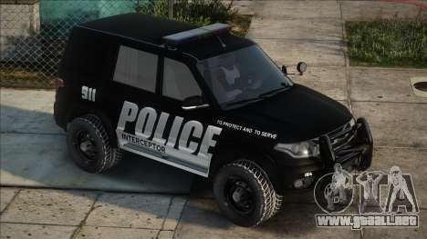 Uaz Patriot Police para GTA San Andreas