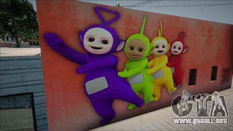 Teletubbies Mural para GTA San Andreas