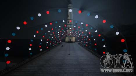 Luces de neón del muelle de Los Santos (coloread para GTA San Andreas