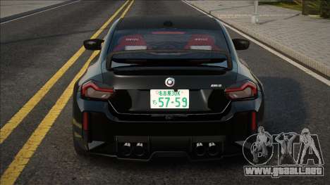 BMW M2 G87 Blek para GTA San Andreas