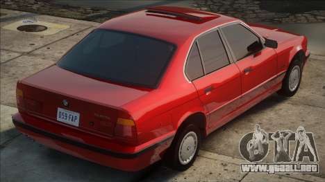 BMW E34 Red para GTA San Andreas