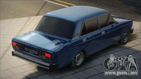 VAZ 2107 Culata Azul para GTA San Andreas