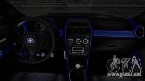 Toyota Altezza Blue para GTA San Andreas