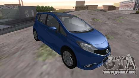 Nissan Note Euro 2014 para GTA San Andreas