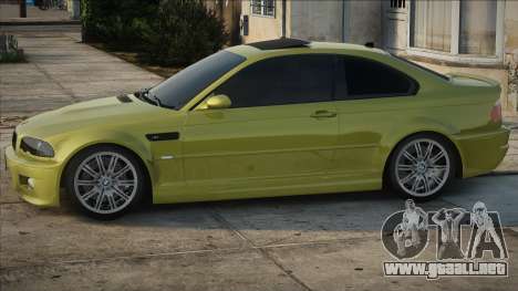 BMW M3 E46 Yellow para GTA San Andreas