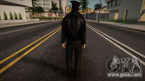 Un policía con uniforme de invierno para GTA San Andreas