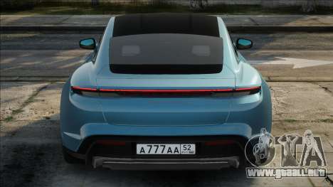 2021 Porsche Taycan Turbo S R-Plate para GTA San Andreas