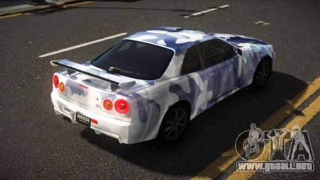 Nissan Skyline R34 Heroshi S10 para GTA 4