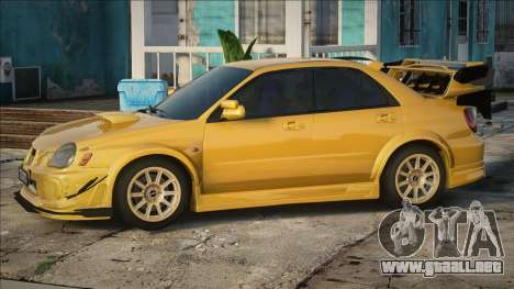 Subaru WRX STI Yellow para GTA San Andreas