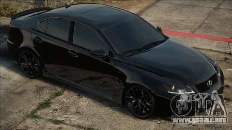 Lexus IS-F Black para GTA San Andreas