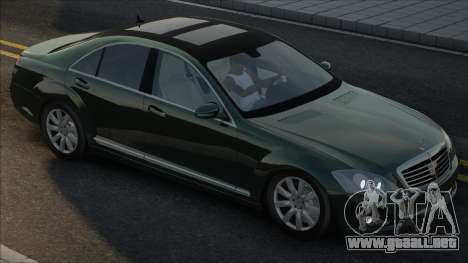 Mercedes-Benz S500 w221 Green para GTA San Andreas