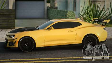 Chevrolet Camaro ZL1 2018 Yellow para GTA San Andreas