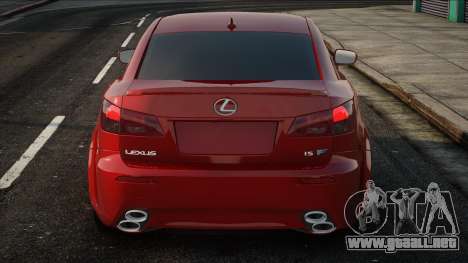 Lexus IS-F Red para GTA San Andreas