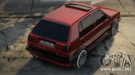 Volkswagen Golf 2 RED para GTA San Andreas