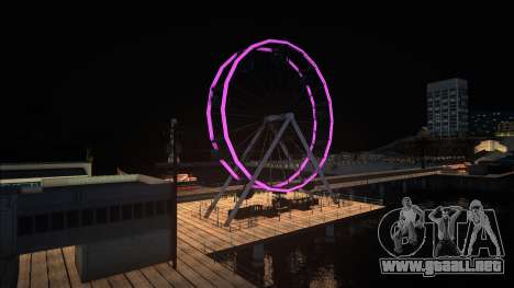 Luces de neón de la rueda de la fortuna (neón) para GTA San Andreas