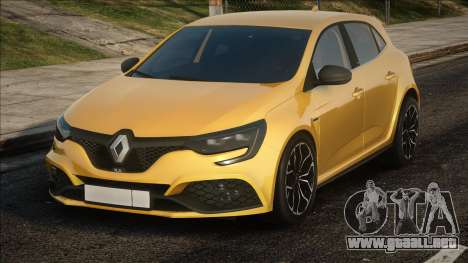 Renault Megane RS Yellow para GTA San Andreas