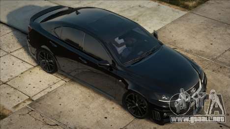 Lexus IS-F Blek para GTA San Andreas