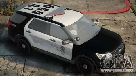 LAPD 2016 Ford Explorer para GTA San Andreas