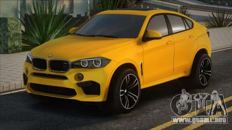 2016 BMW X6M (F16) Yellow para GTA San Andreas