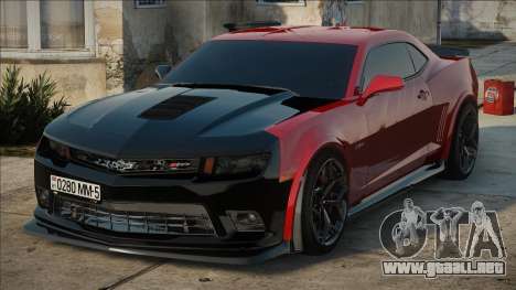 Chevrolet Camaro Z28 2015 Red-Bleck para GTA San Andreas