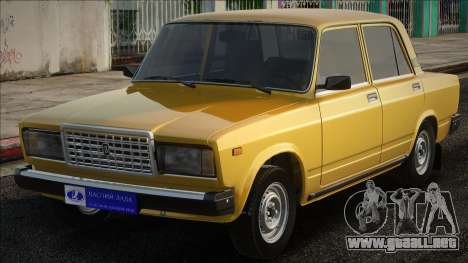 VAZ 2107 Amarillo en stock para GTA San Andreas