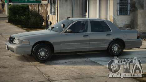 LAPD 2011 Ford Crown Victoria Unmarked para GTA San Andreas