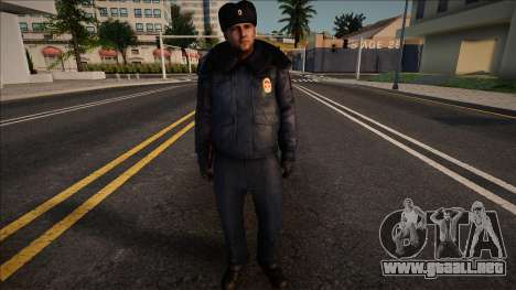 Oficial de policía del distrito con uniforme de  para GTA San Andreas