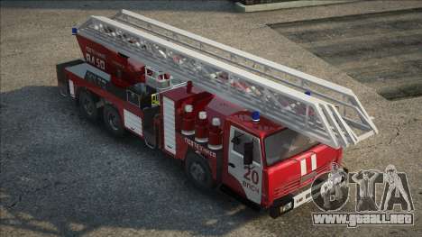 AL KamAZ-65115 Bombero (Ministerio de Situacione para GTA San Andreas