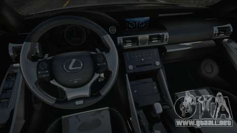 Lexus IS350 Silver para GTA San Andreas