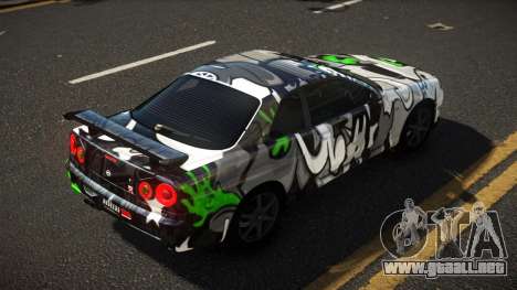 Nissan Skyline R34 Heroshi S5 para GTA 4