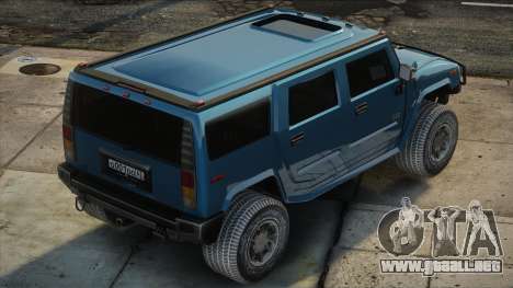 Hummer H2 Blue para GTA San Andreas