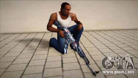 Ak47 Samurai para GTA San Andreas