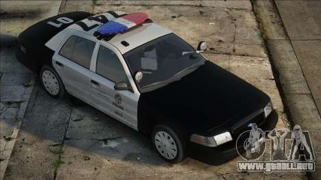 LAPD 2011 Ford Crown Victoria para GTA San Andreas